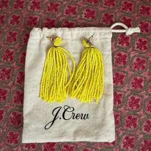 J. Crew tassel earrings